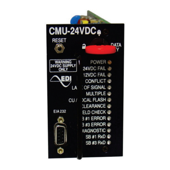 EDI CMU-24VDC-ITL Series Operation Manual