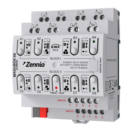 Zennio MAXinBOX 88 Technical Documentation