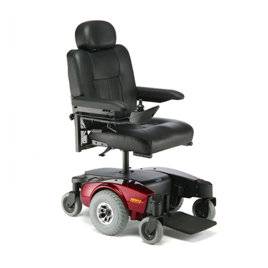 Invacare Wheelchair Pronto M61 Manuals