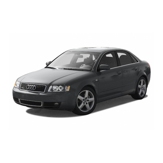 Audi A4 Sedan 2004 Communications Manual