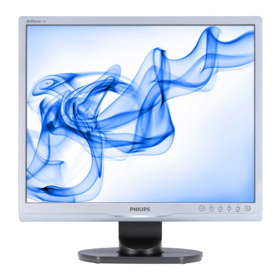 Philips 19S1 LCD monitor Manuals