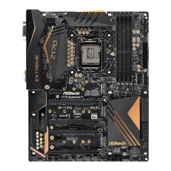 ASROCK Z170 Extreme7+ User Manual