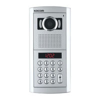 KOCOM KDP-100 User's Manual For Operation And Installation