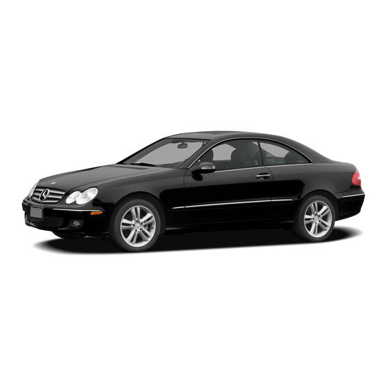 Mercedes-Benz CLK-Class Cabriolet 2007 Operator's Manual