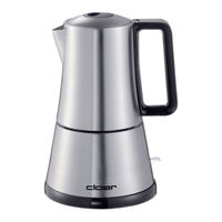 Cloer Espresso Maker 5928 Instruction Manual