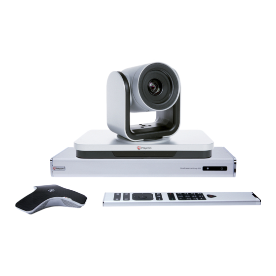 Polycom realpresence group 500 Setting Up