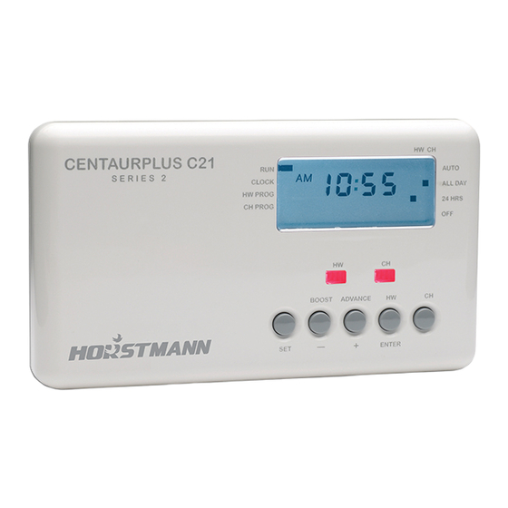 Horstmann CentaurPlus C21 Installation Instructions Manual