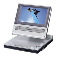 Panasonic DVD-LV50 - Portable DVD Player Operating Instructions Manual