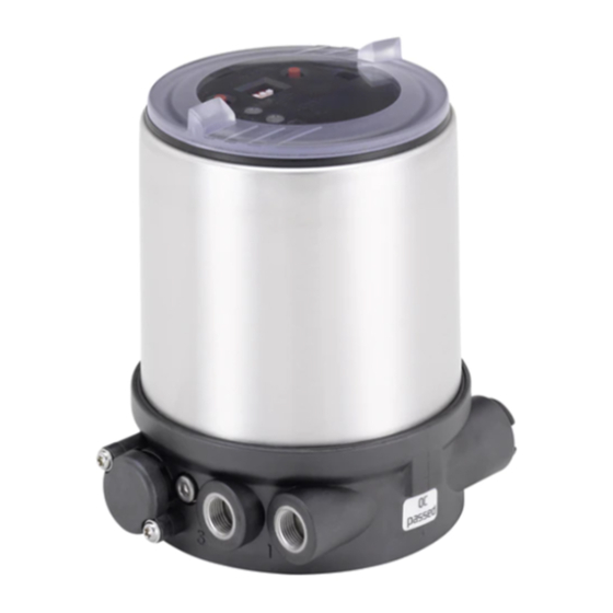 Burkert Positioner TopControl Basic 8694 Quick Start Manual