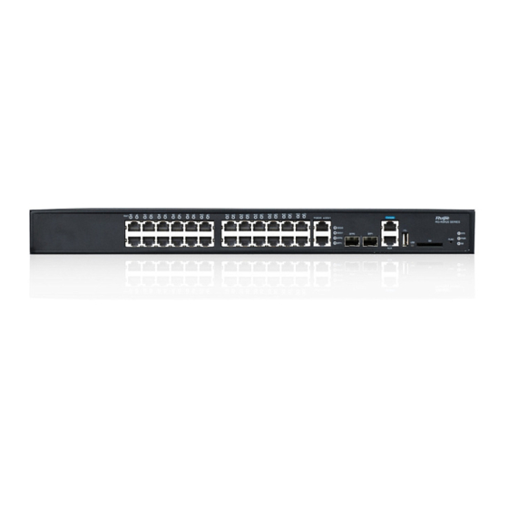 Ruijie RG-RSR20-14E Series Hardware  Installation And Reference Manual