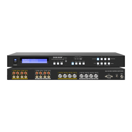 Shinybow USA SB-5544BNC Instruction Manual