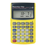 Calculated Industries PROJECTCALC PLUS 8525 User Manual
