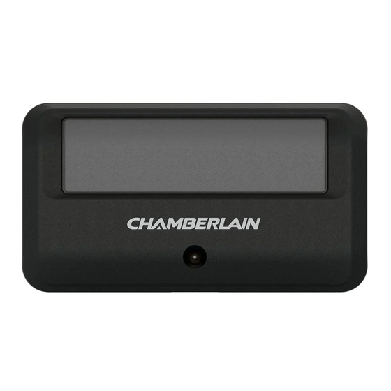 Chamberlain E940C Quick Start Manual