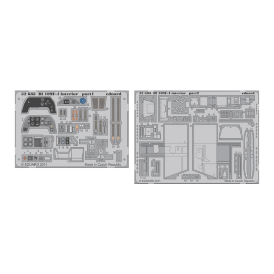 Eduard 32 683 Assembly Instructions