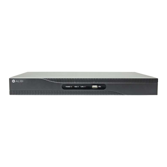ALIBI ALI-NVR3308P Quick Setup Manual