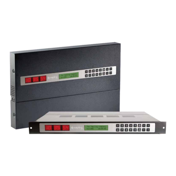 Sapling SMA 3000 Series Installation Manual