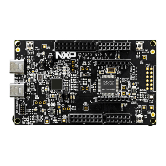 NXP Semiconductors FRDM-MCXA153 User Manual