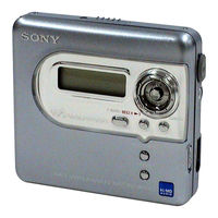 Sony MZ-NH600 Service Manual