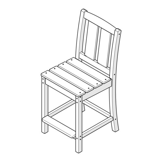 Polywood Mission TLD141 Assembly Instructions
