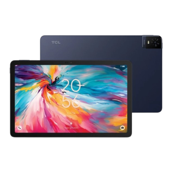 TCL TAB 10 NXTPAPER 5G Quick Reference Manual