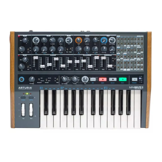 Arturia minibrute 2 series User Manual