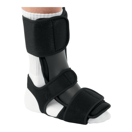 Breg Dorsal Night Splint Instructions For Use