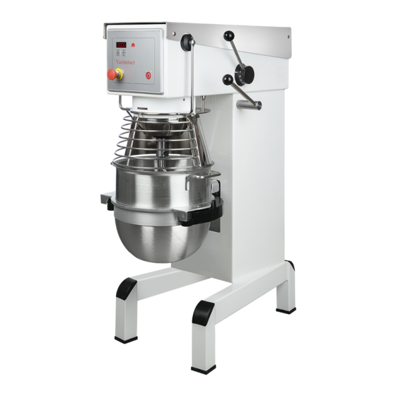 Middleby Varimixer V Series Manuals