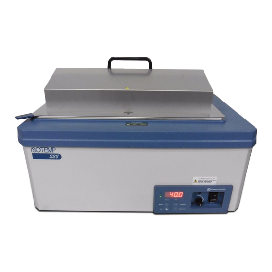 Fisher Scientific Isotemp 228 Instructions
