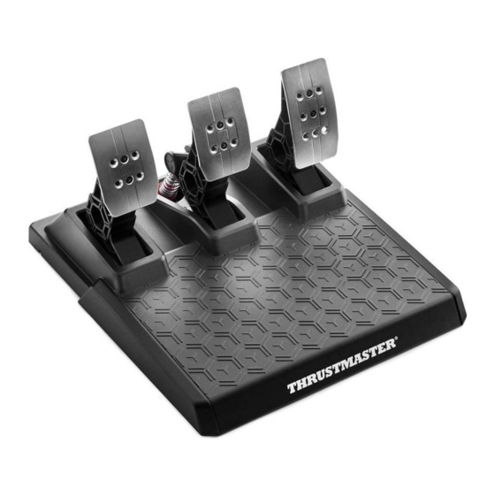 Automatic Calibration Of The Pedal Set - Thrustmaster T3PM User