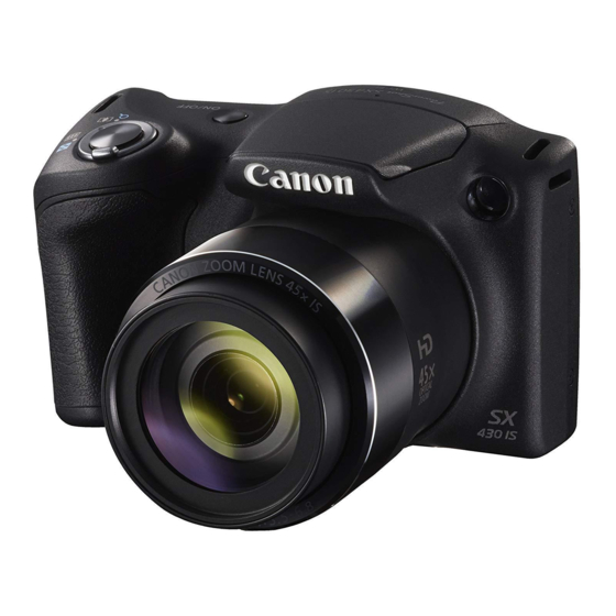 Canon PowerShot SX430 IS Manuals