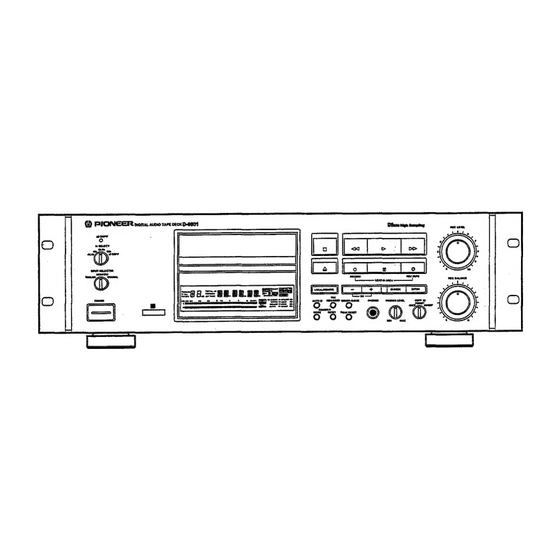 Pioneer D-9601 Manuals