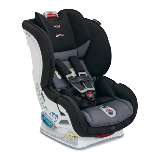 Britax CONVERTIBLE CHILD RESTRAINT Installation And Use Instructions Manual