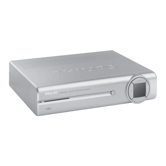 Philips DTR4610/08 User Manual