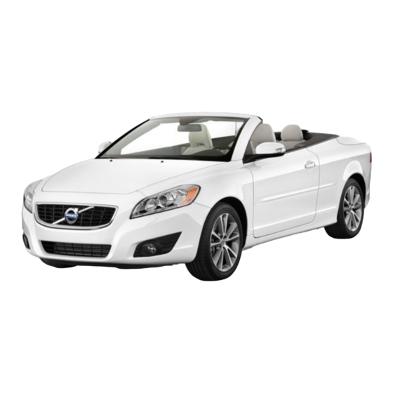 Volvo C70 2012 Quick Manual