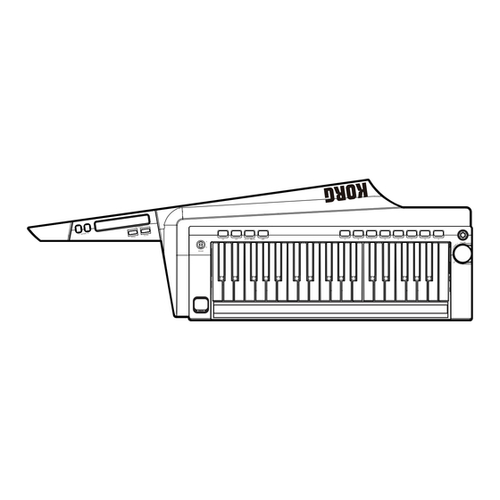 Korg RK-100S Parameter Manual