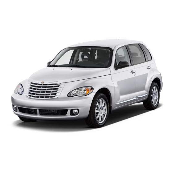 Chrysler 2009 PT Cruiser Owner's Manual