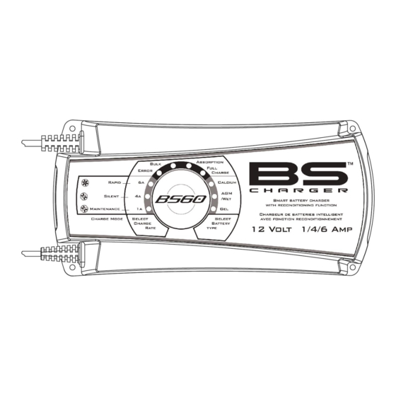 BS BS60 Battery Charger Manuals