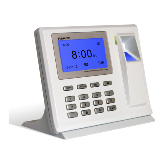 Anviz D100 User Manual