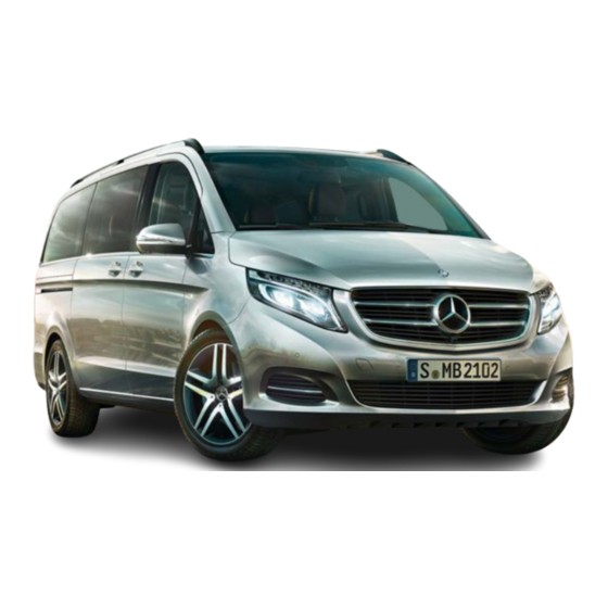 Mercedes-Benz V 220 4MATIC 2015 Operating Instructions Manual