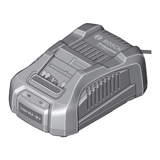 Bosch GAL 3680 CV Professional Original Instructions Manual