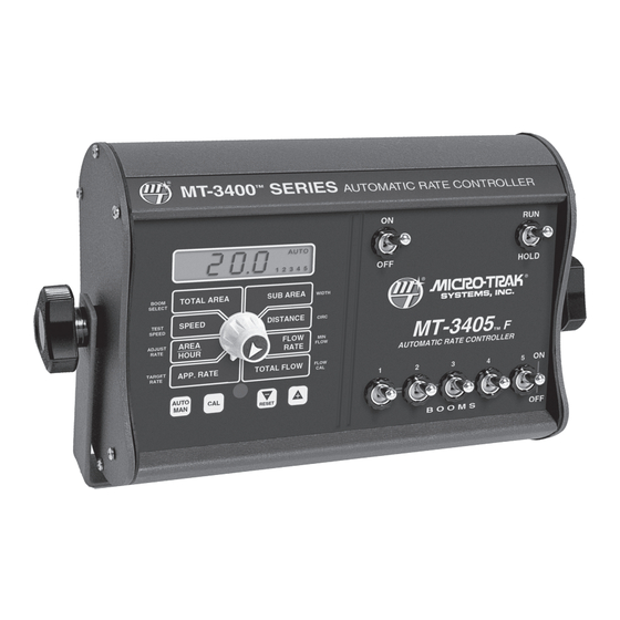 micro-trak MT-3405  LR F Rate Controller Manuals