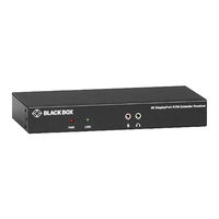 Black Box KVXLCDP-100 Quick Install Manual And User Manual