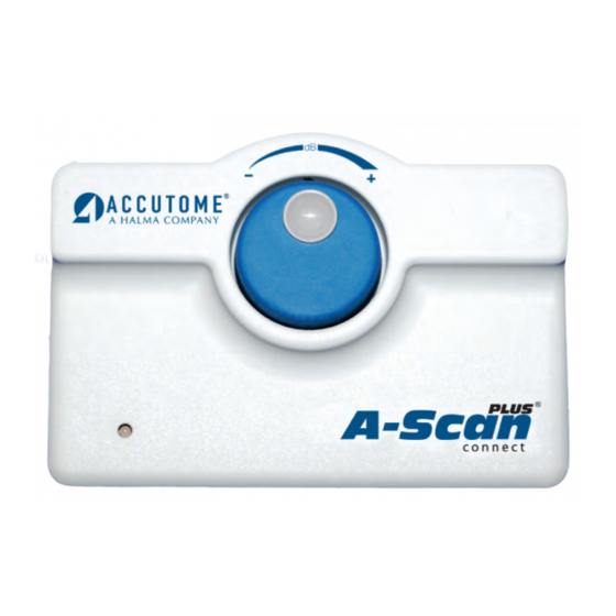 Accutome A-Scan Plus Connect User Manual