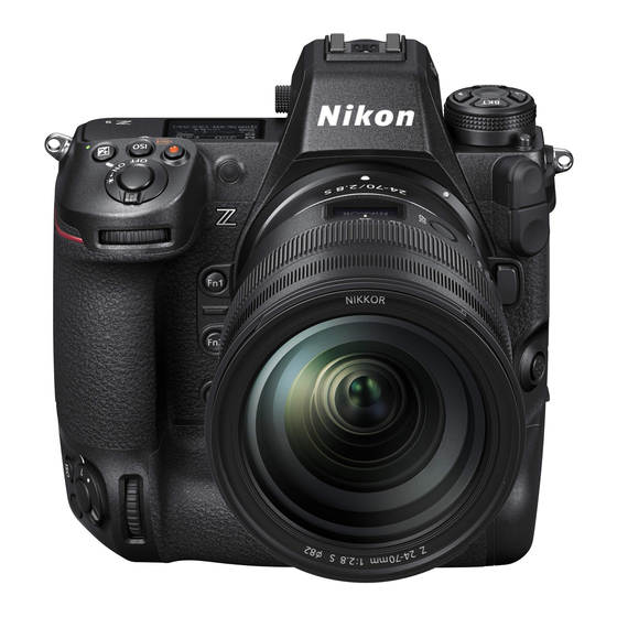 Nikon Z9 Settings Manual