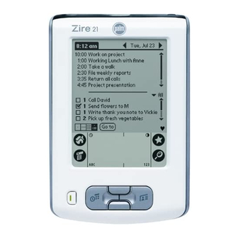 Palm Zire 21 Read This First Manual