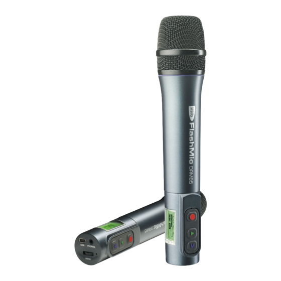 HHB FlashMic DRM85 Preliminary Information