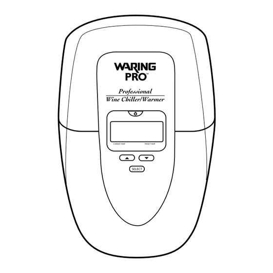 Waring PC100 Series Quick Manual