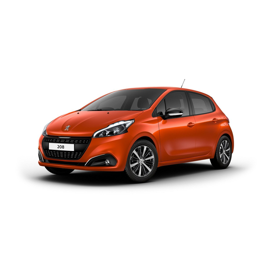 PEUGEOT 208 2017 Light Car Manuals