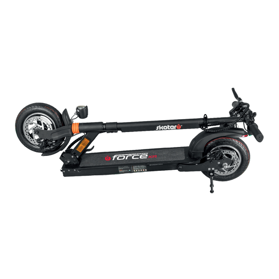 Skotero FORCE XR Manual