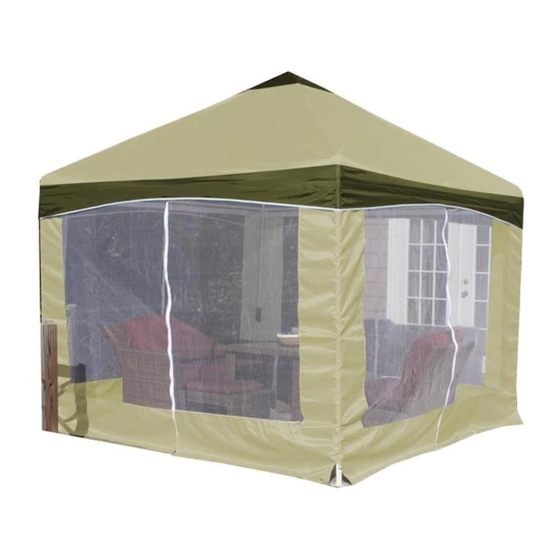 KING CANOPY Garden Party 13ft X 13ft Manual